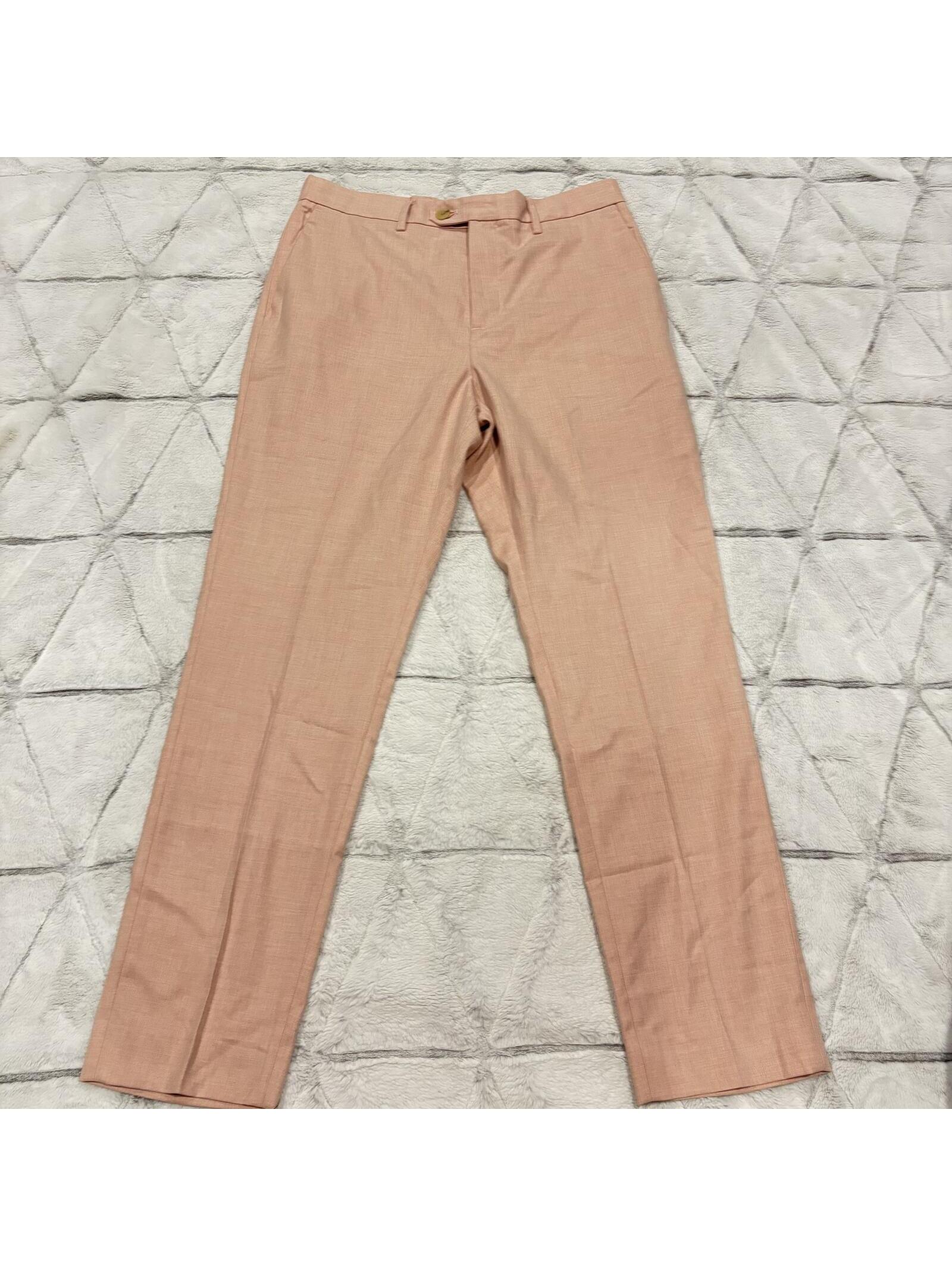 Banana Republic Summer Tailored Fit Men's Pink Dress Pants Size 31x32 Polyester